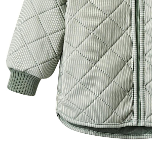 Куртка утепленная Wheat "Thermo Loui Green Stripe", зеленые полоски